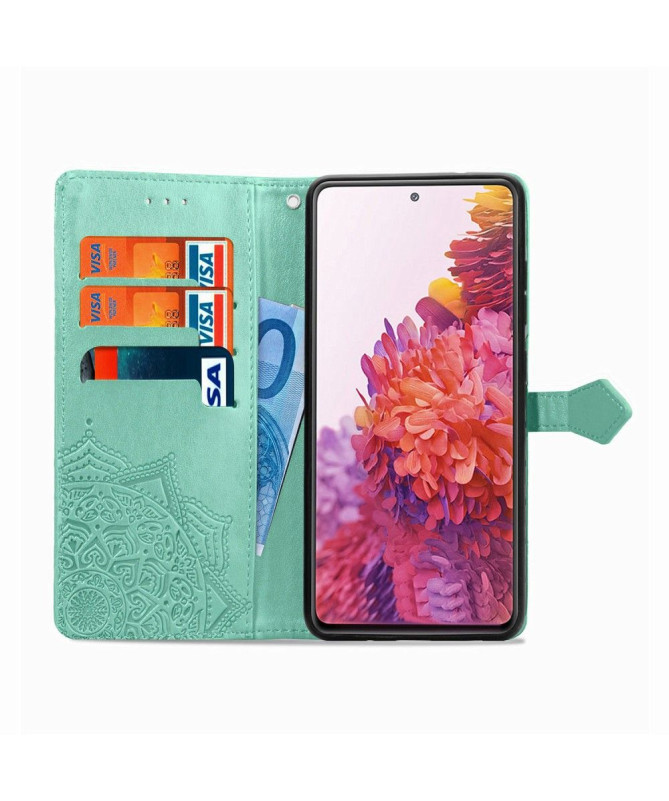 Housse Samsung Galaxy S20 FE Mandala Porte Cartes