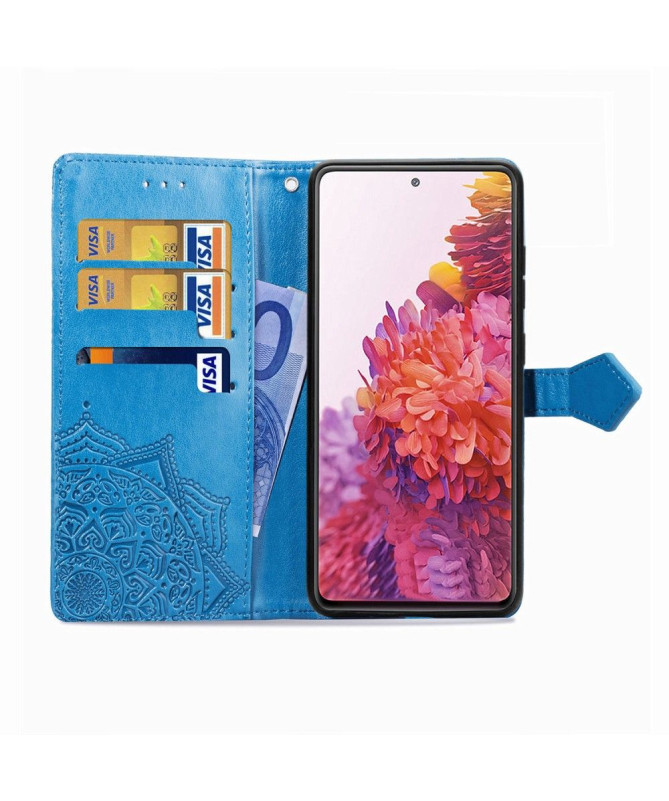 Housse Samsung Galaxy S20 FE Mandala Porte Cartes