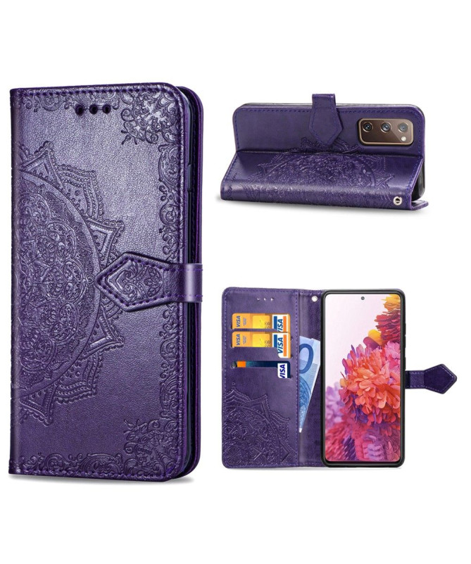 Housse Samsung Galaxy S20 FE Mandala Porte Cartes