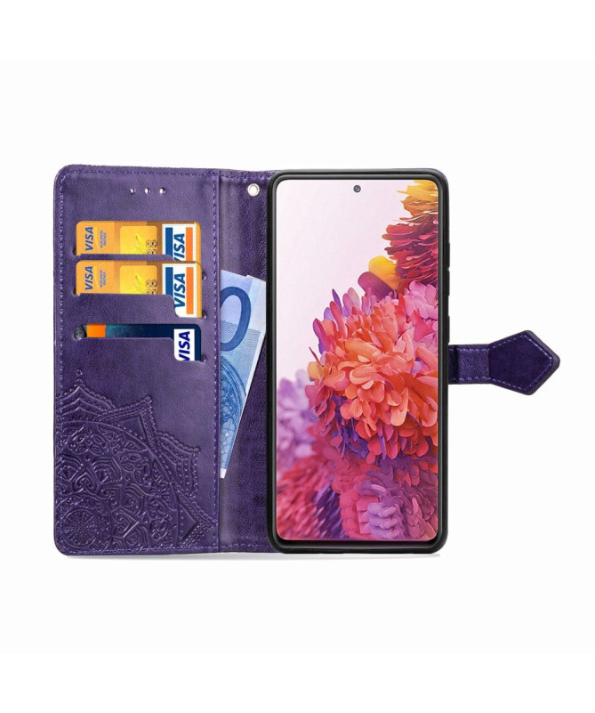 Housse Samsung Galaxy S20 FE Mandala Porte Cartes