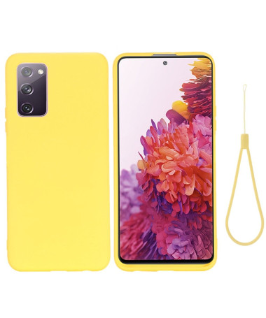 Coque Samsung Galaxy S20 FE Puro silicone liquide Jaune - photo 12