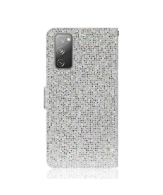 Housse Samsung Galaxy S20 FE Glitter Porte Cartes