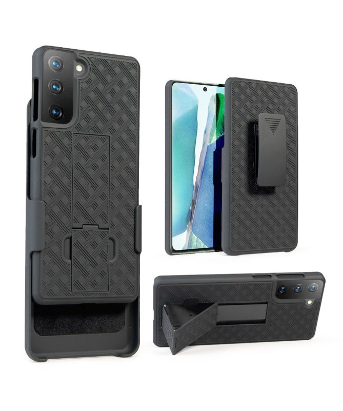 Coque Samsung Galaxy S21 Plus intégrale avec clip ceinture