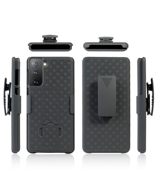 Coque Samsung Galaxy S21 Plus intégrale avec clip ceinture