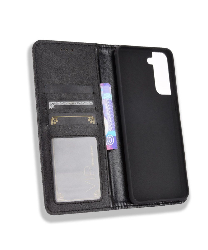Housse Samsung Galaxy S21 Plus Le Cirénius Style Cuir