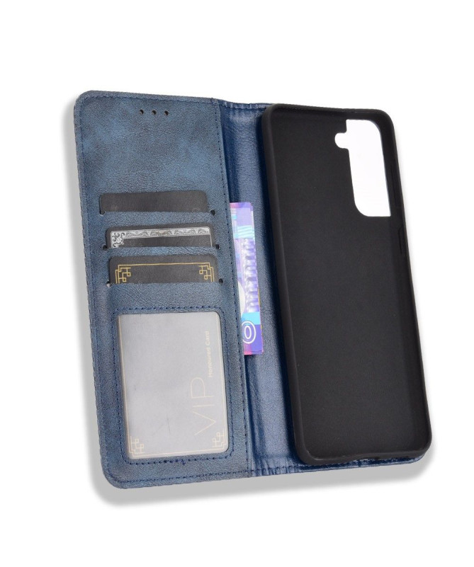 Housse Samsung Galaxy S21 Plus Le Cirénius Style Cuir