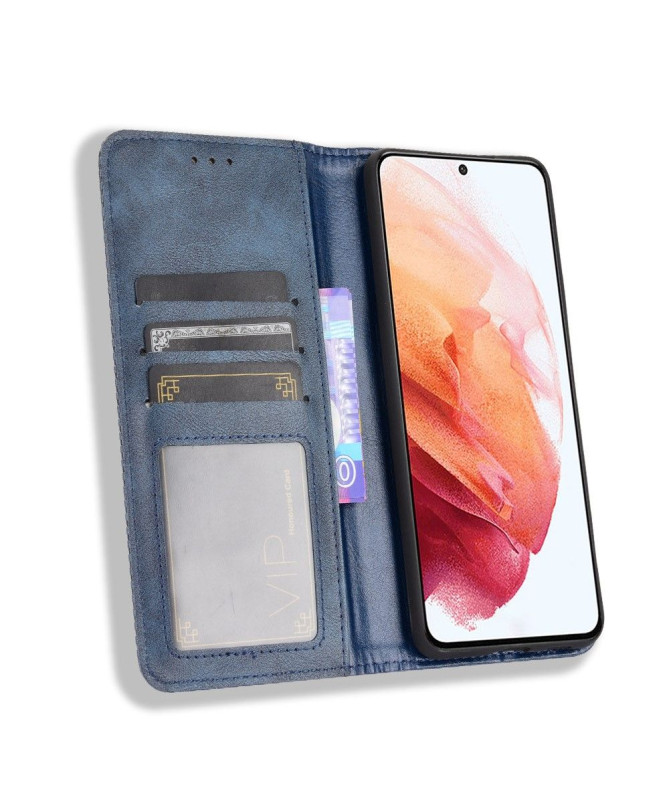 Housse Samsung Galaxy S21 Plus Le Cirénius Style Cuir