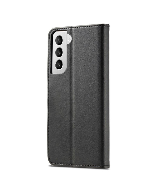 Étui Samsung Galaxy S21 Plus LC.IMEEKE effet cuir portefeuille