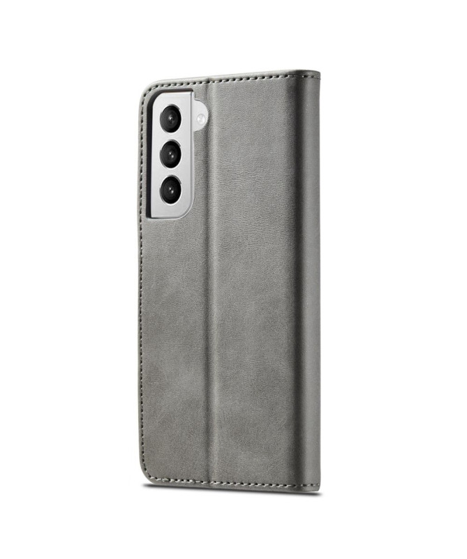 Étui Samsung Galaxy S21 Plus LC.IMEEKE effet cuir portefeuille