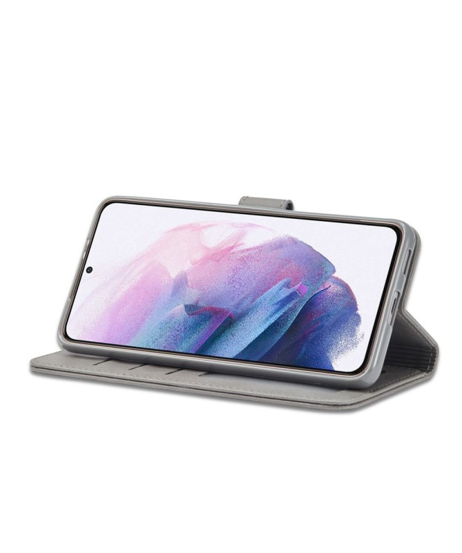 Étui Samsung Galaxy S21 Plus LC.IMEEKE effet cuir portefeuille