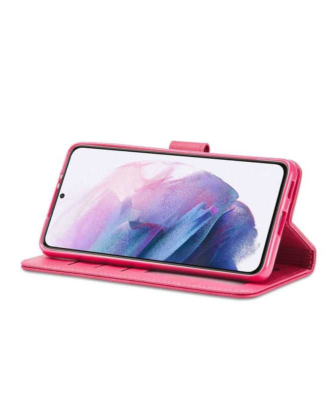 Étui Samsung Galaxy S21 Plus LC.IMEEKE effet cuir portefeuille