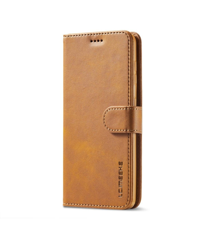 Étui Samsung Galaxy S21 Plus LC.IMEEKE effet cuir portefeuille
