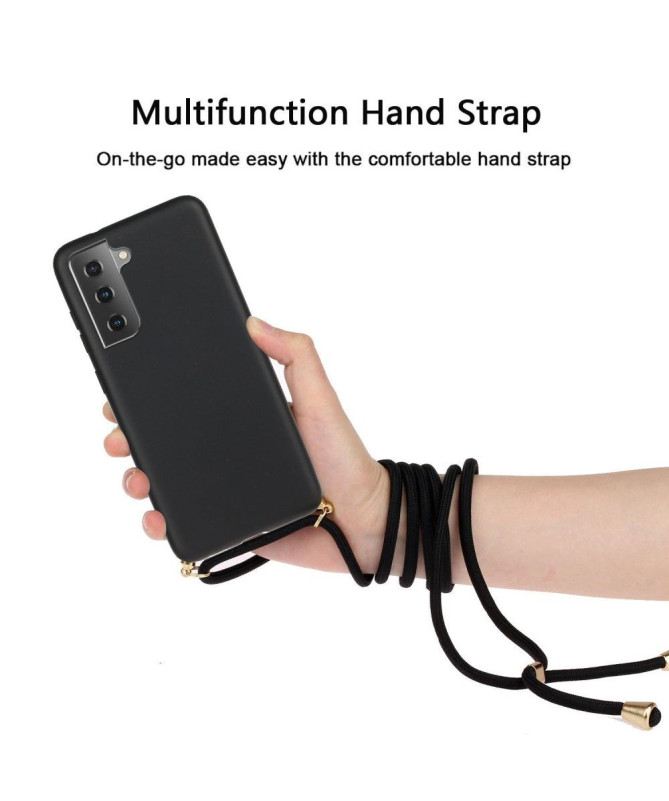 Coque Samsung Galaxy S21 Plus avec cordon bandoulière
