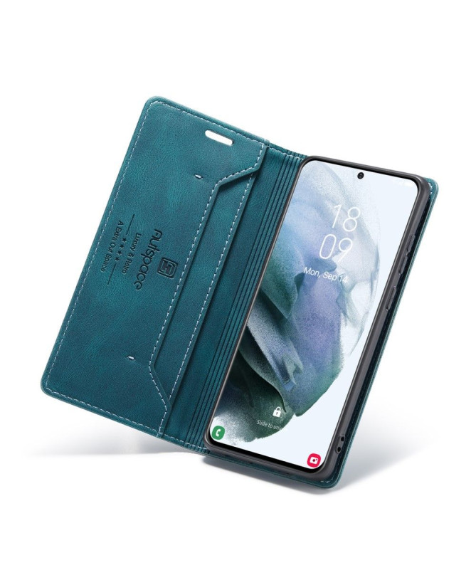 Housse Samsung Galaxy S21 AUTSPACE Simili Cuir