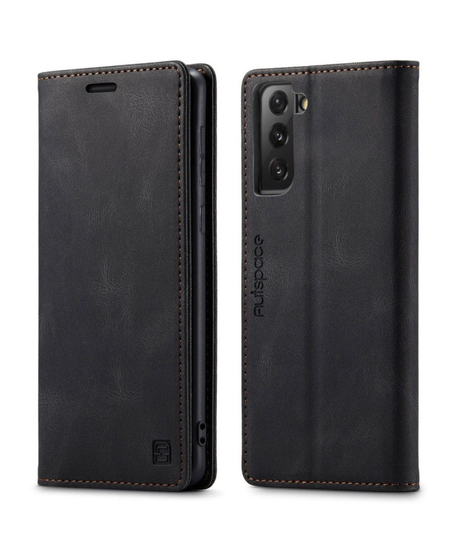 Housse Samsung Galaxy S21 AUTSPACE Simili Cuir