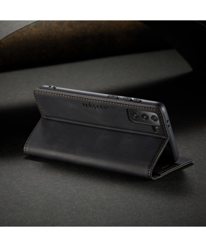 Housse Samsung Galaxy S21 AUTSPACE Simili Cuir