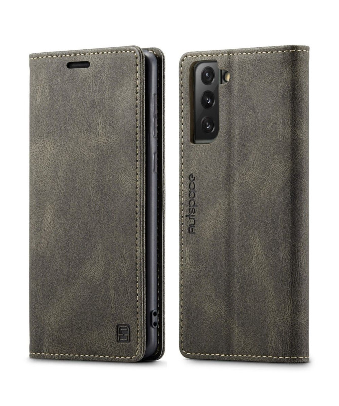 Housse Samsung Galaxy S21 AUTSPACE Simili Cuir