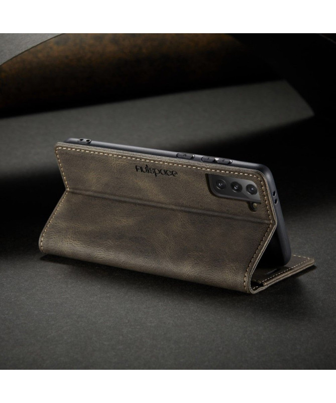 Housse Samsung Galaxy S21 AUTSPACE Simili Cuir
