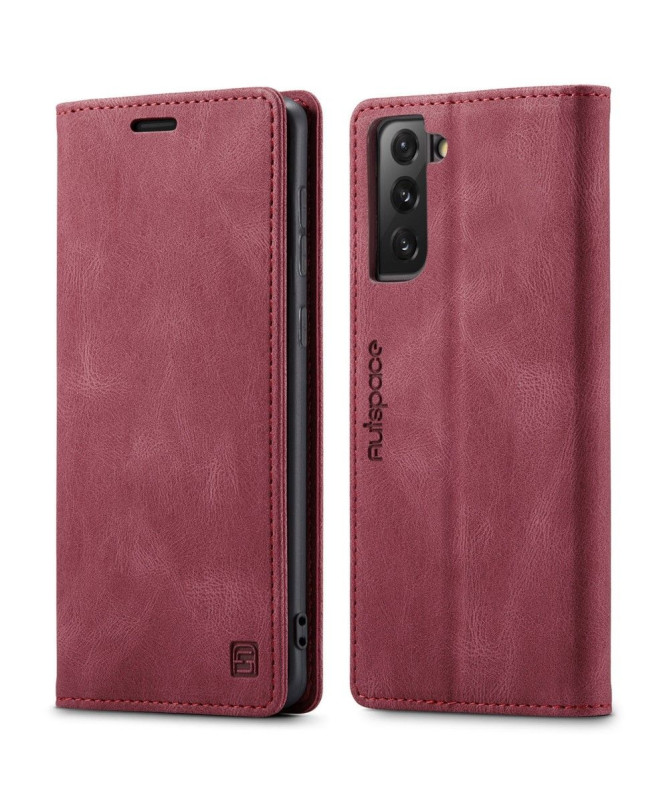 Housse Samsung Galaxy S21 AUTSPACE Simili Cuir