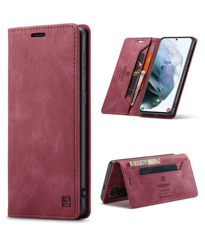Housse Samsung Galaxy S21 AUTSPACE Simili Cuir