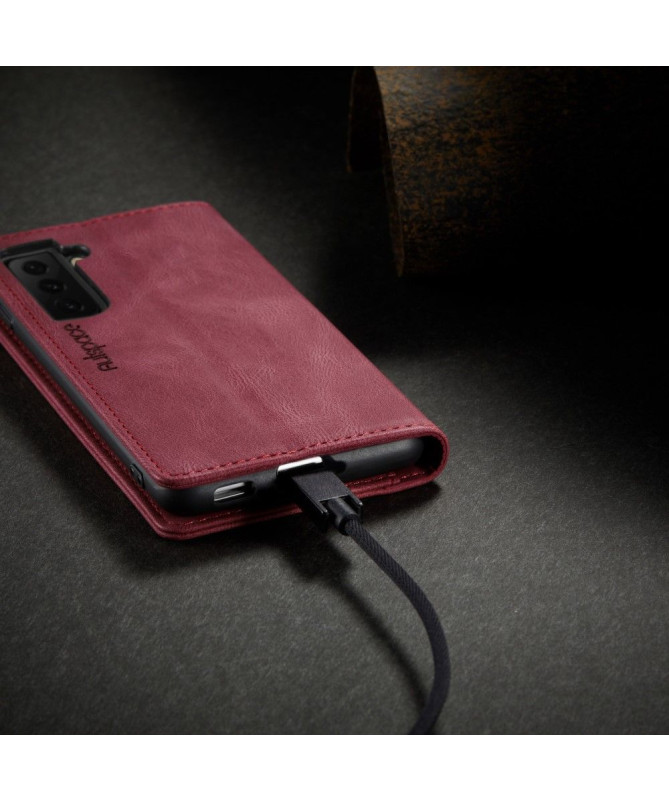 Housse Samsung Galaxy S21 AUTSPACE Simili Cuir
