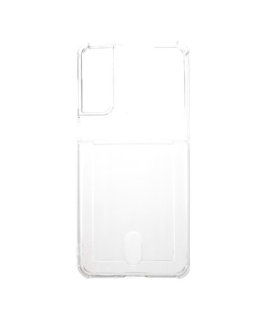 Coque Silicone Samsung Galaxy S21 Plus Transparente Porte Carte