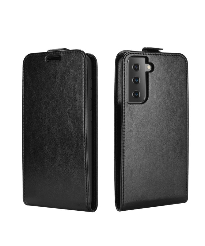 Housse Samsung Galaxy S21 Plus simili cuir avec rabat verticale
