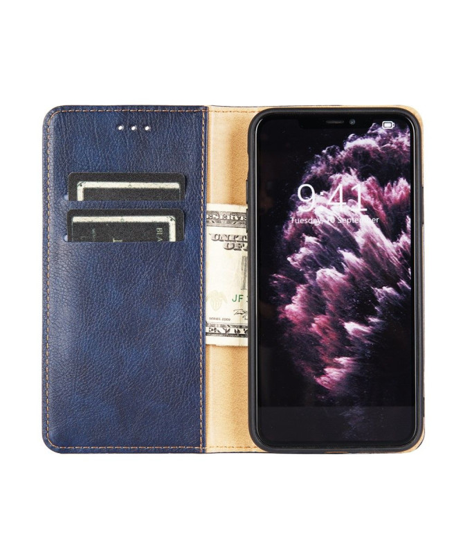 Flip cover Samsung Galaxy S21 PURE simili cuir