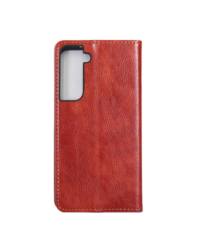 Flip cover Samsung Galaxy S21 PURE simili cuir