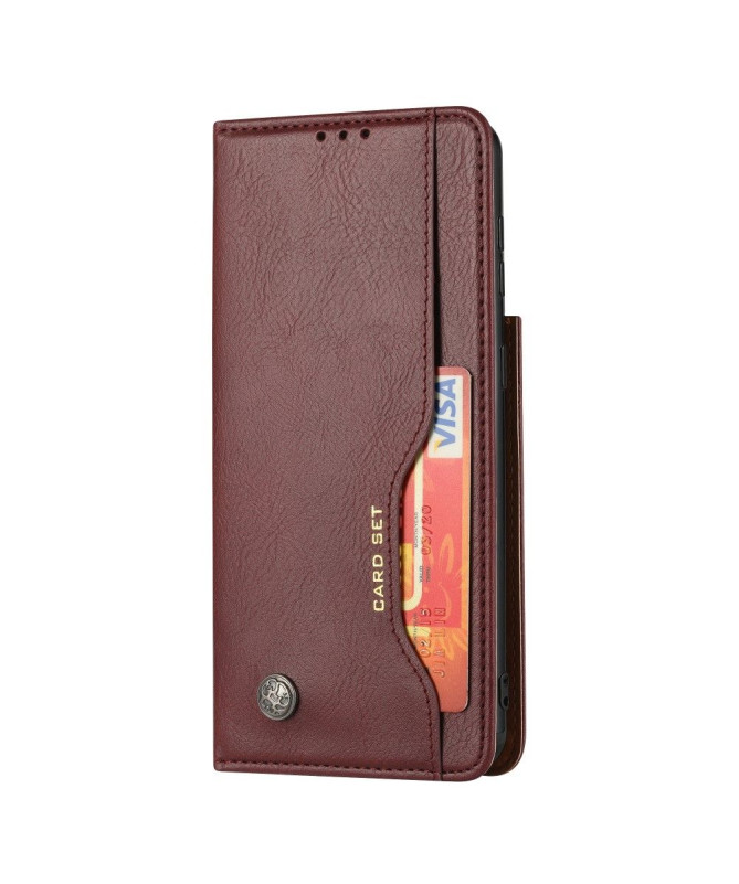 Housse Samsung Galaxy S21 Plus simili cuir stand case