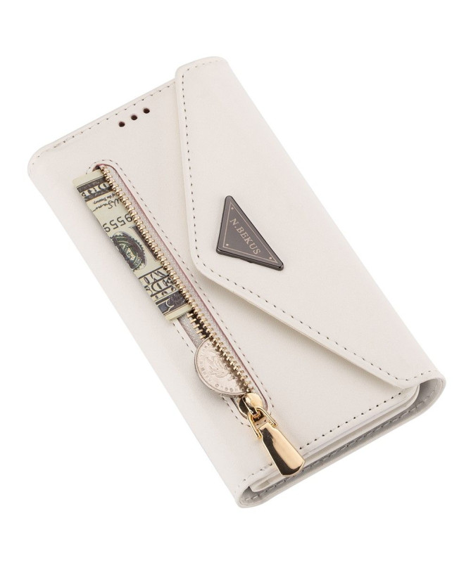 Housse Portefeuille Samsung Galaxy S21 Plus Effet Cuir N.BEKUS