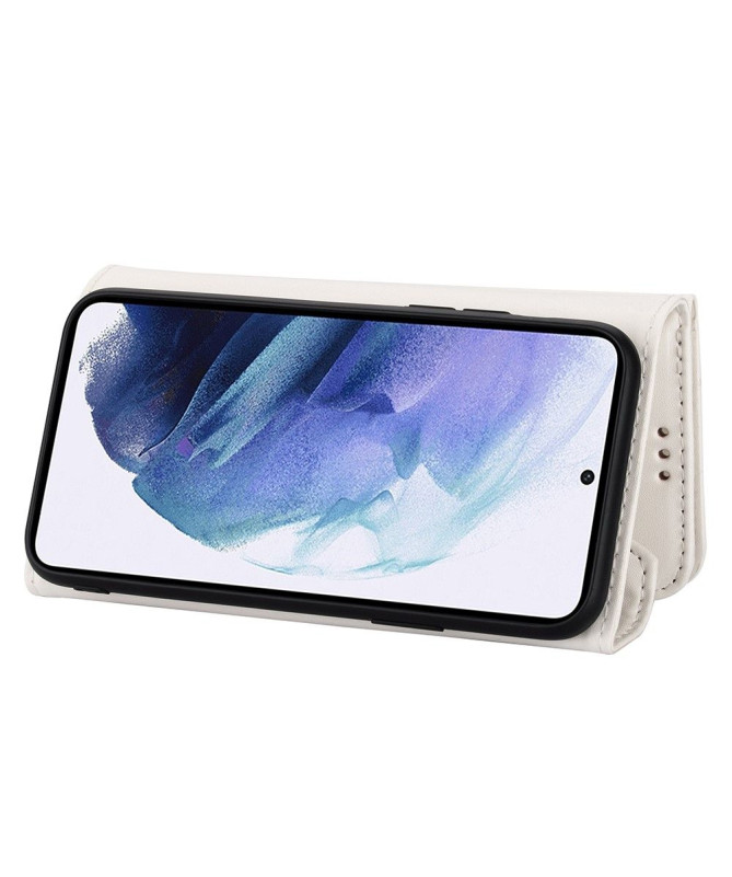 Housse Portefeuille Samsung Galaxy S21 Plus Effet Cuir N.BEKUS