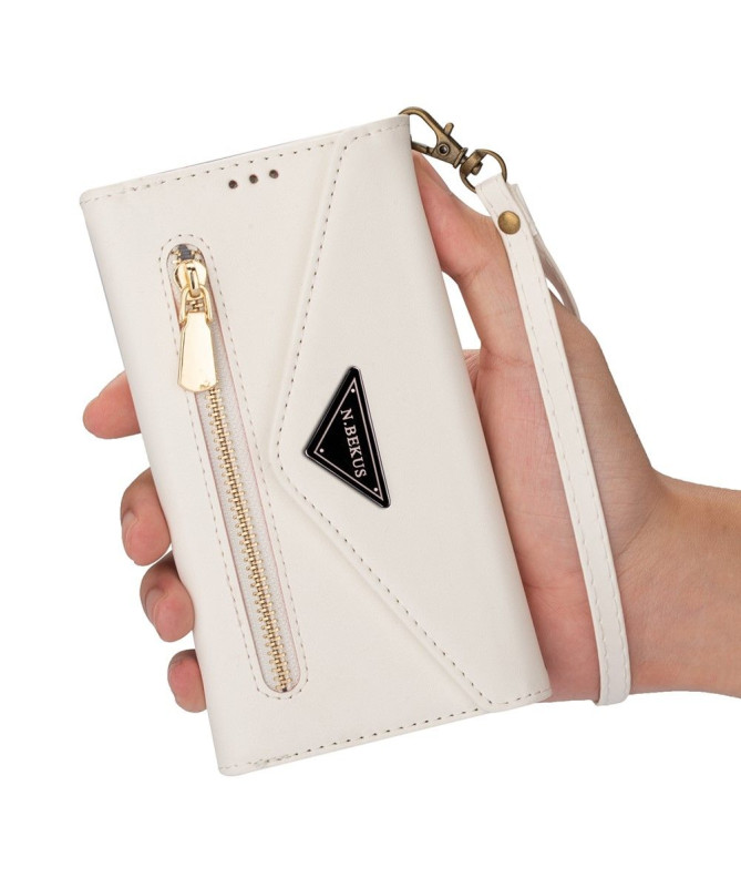 Housse Portefeuille Samsung Galaxy S21 Plus Effet Cuir N.BEKUS