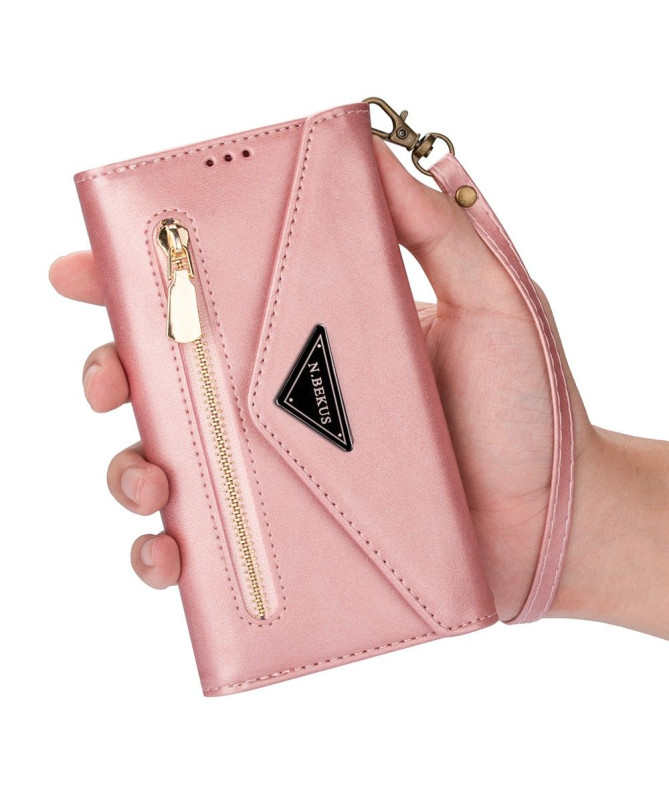 Housse Portefeuille Samsung Galaxy S21 Plus Effet Cuir N.BEKUS