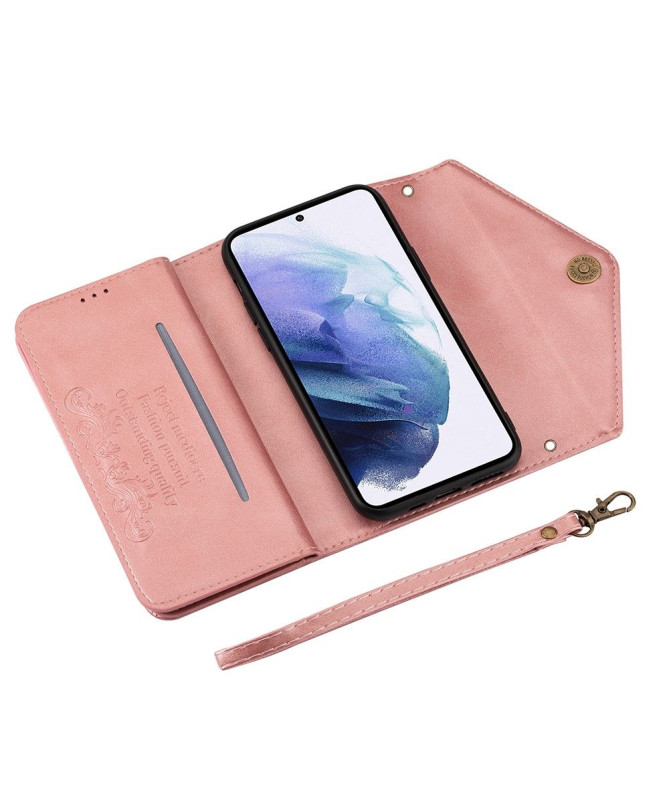 Housse Portefeuille Samsung Galaxy S21 Plus Effet Cuir N.BEKUS
