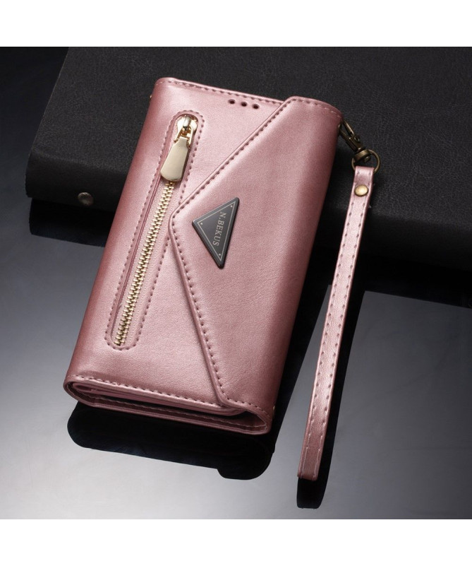 Housse Portefeuille Samsung Galaxy S21 Plus Effet Cuir N.BEKUS