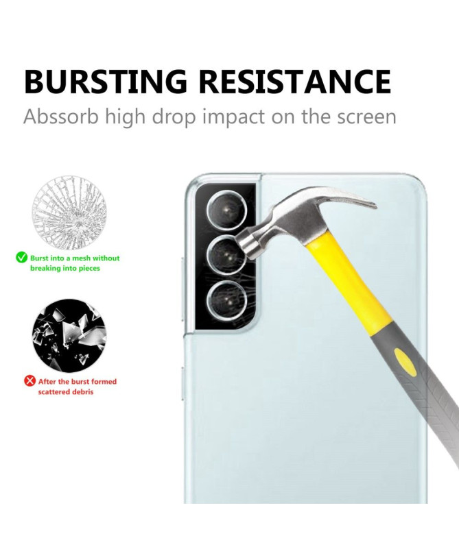 Protections pour objectifs photo Samsung Galaxy S21 Plus en verre trempé (2 pièces)