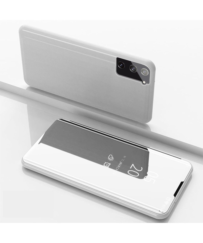 Coque Samsung Galaxy S21 Plus avec rabat effet miroir
