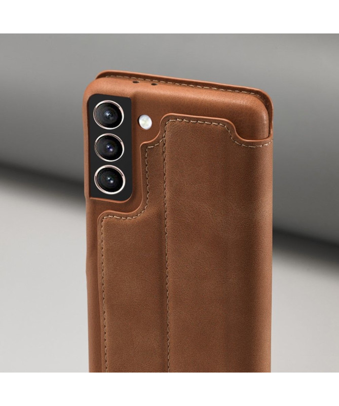 Housse Samsung Galaxy S21 Solid Suit simili cuir