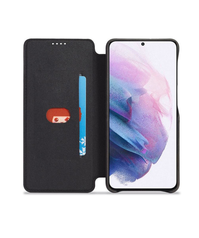 Housse Samsung Galaxy S21 Solid Suit simili cuir