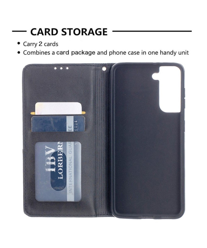Housse Samsung Galaxy S21 Célinia Style Cuir Porte Cartes