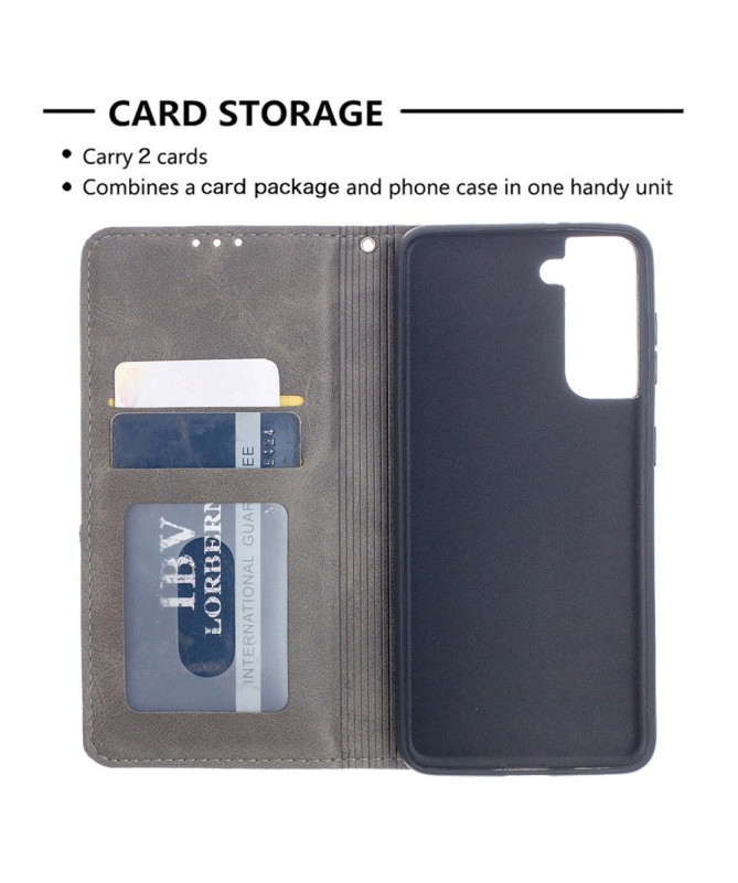 Housse Samsung Galaxy S21 Célinia Style Cuir Porte Cartes