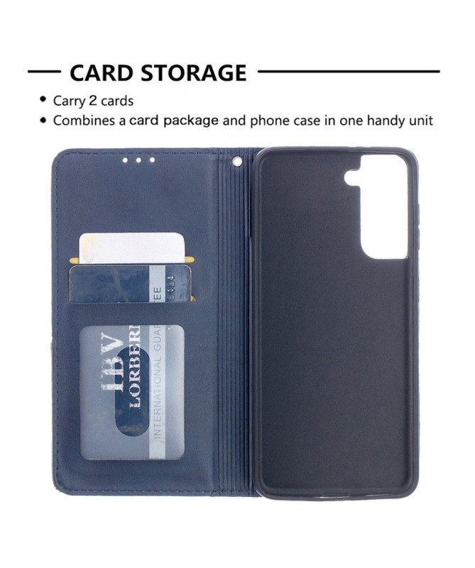 Housse Samsung Galaxy S21 Célinia Style Cuir Porte Cartes
