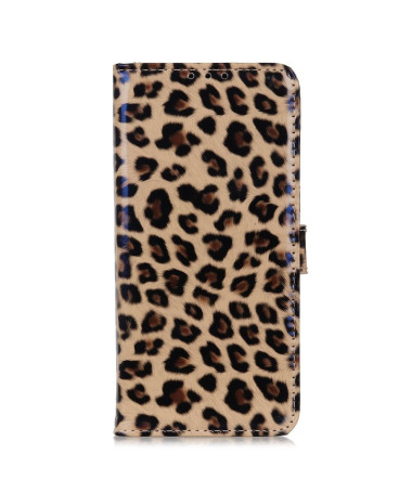 Housse Samsung Galaxy S21 5G Simili Cuir Style Léopard