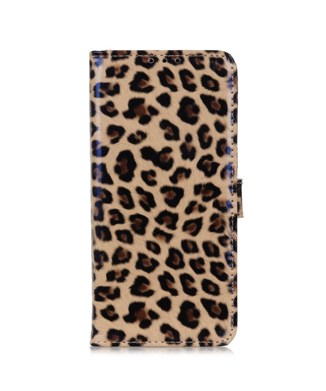 Housse Samsung Galaxy S21 5G Simili Cuir Style Léopard