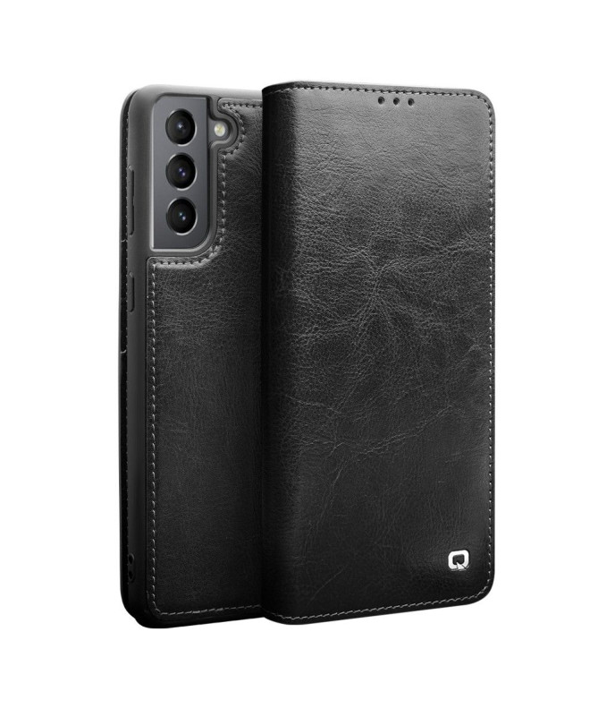 Housse Samsung Galaxy S21 Plus 5G fait main en cuir véritable