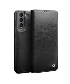 Housse Samsung Galaxy S21 Plus 5G fait main en cuir véritable