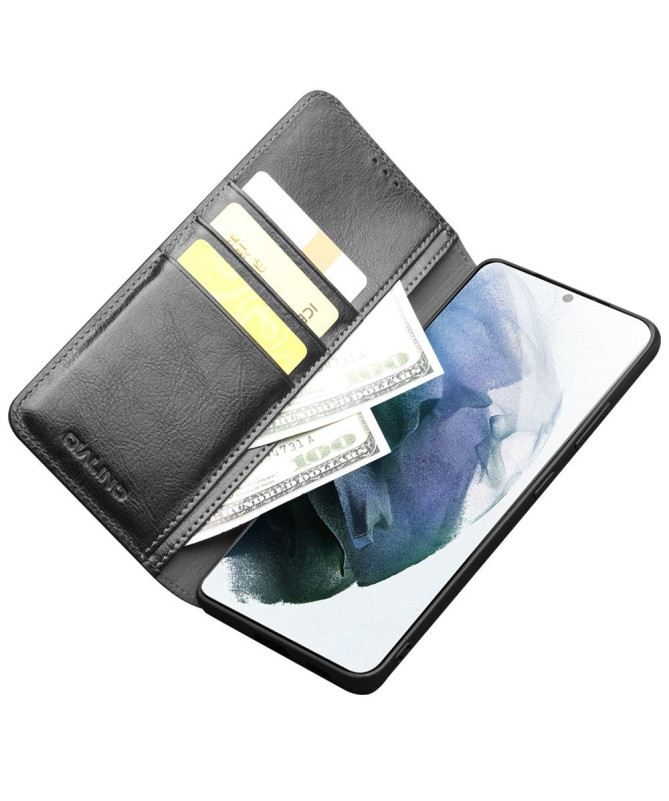 Housse Samsung Galaxy S21 Plus 5G fait main en cuir véritable