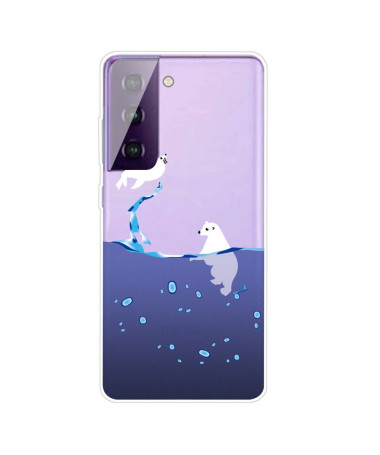 Samsung Galaxy S21 5G - Coque phoque et ours blanc