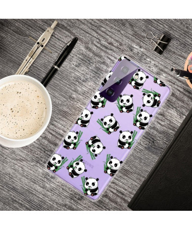 Coque Samsung Galaxy S21 5G multiples pandas